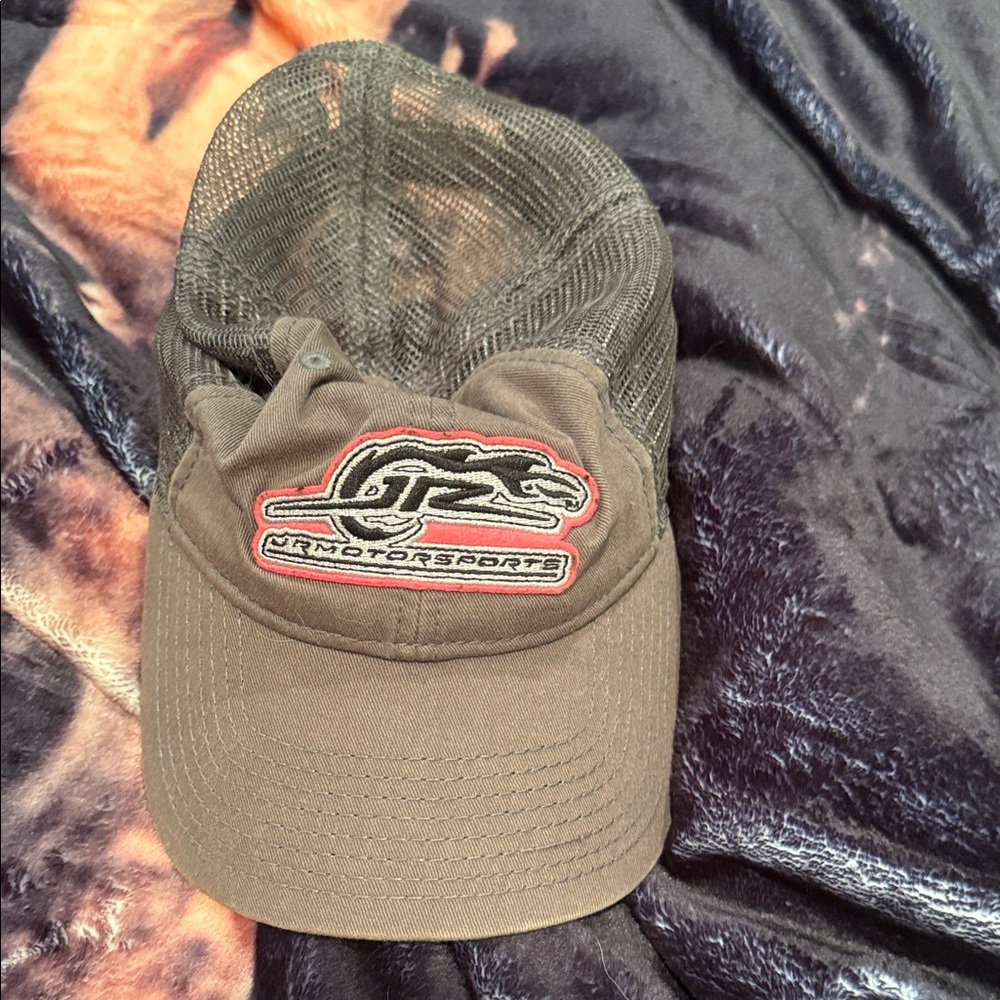 JR Motorsports Nascar gray w/pink & black Mesh Cap with Logo-OSFM